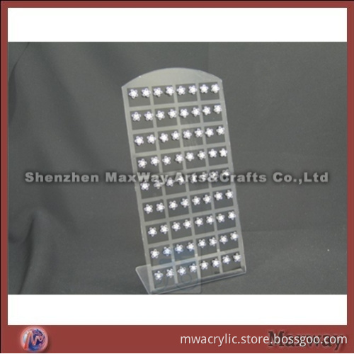 L-shaped Latticed Acrylc/Lucite Jewelry/Earring Holder/Display Rack